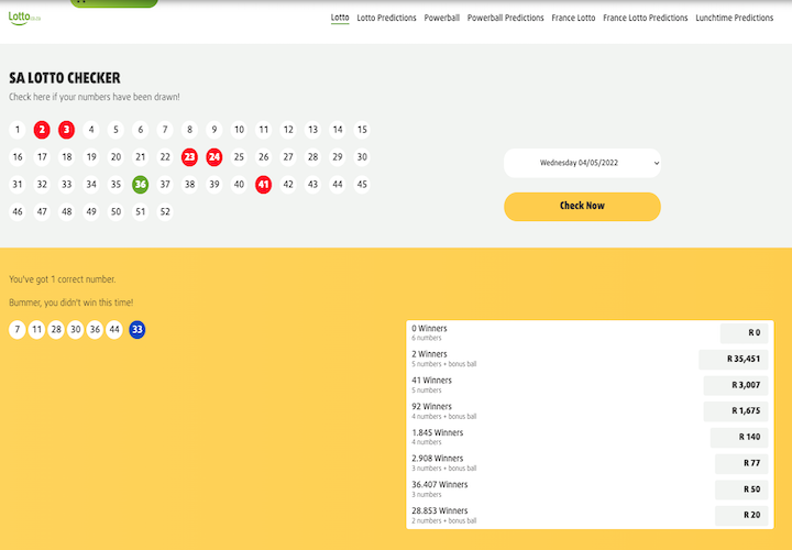 Lotto Results Check Your Ticket Online Cumberland