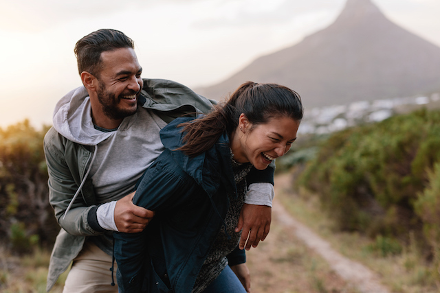 Happy Couple Outdoors